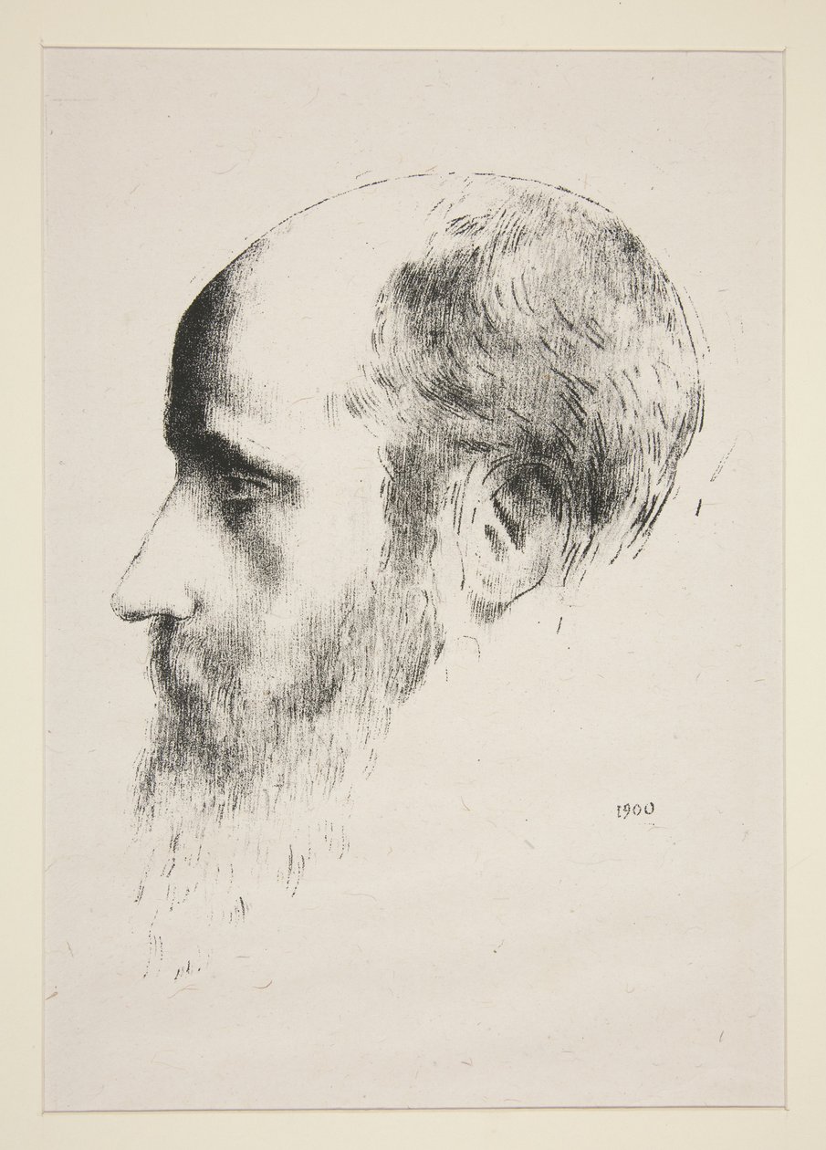Portræt af Édouard Vuillard af Odilon Redon