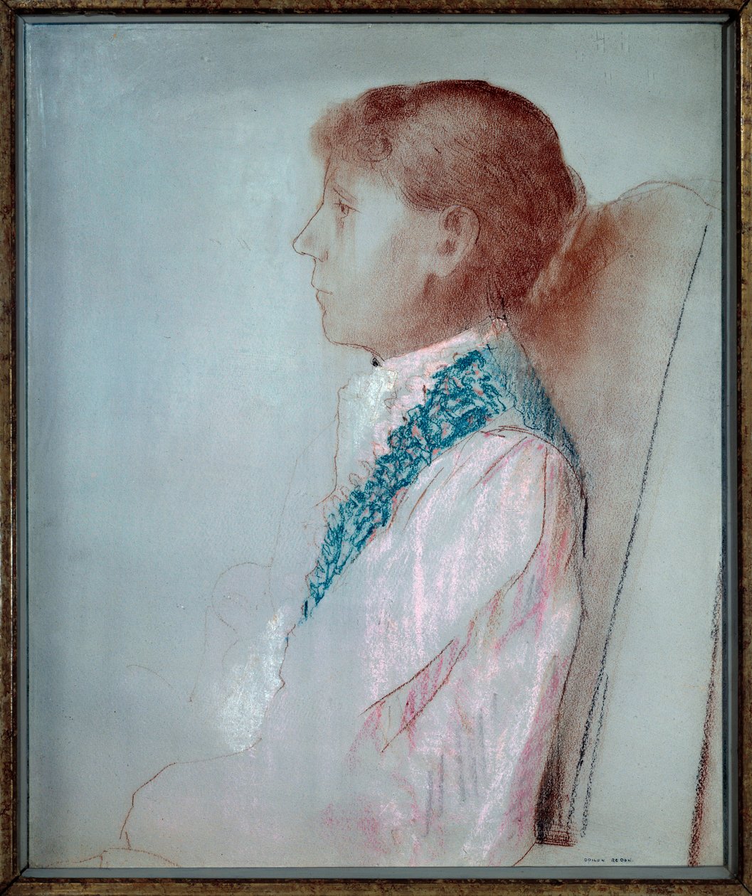 Portræt af Madame Odilon Redon (1853-1923) 