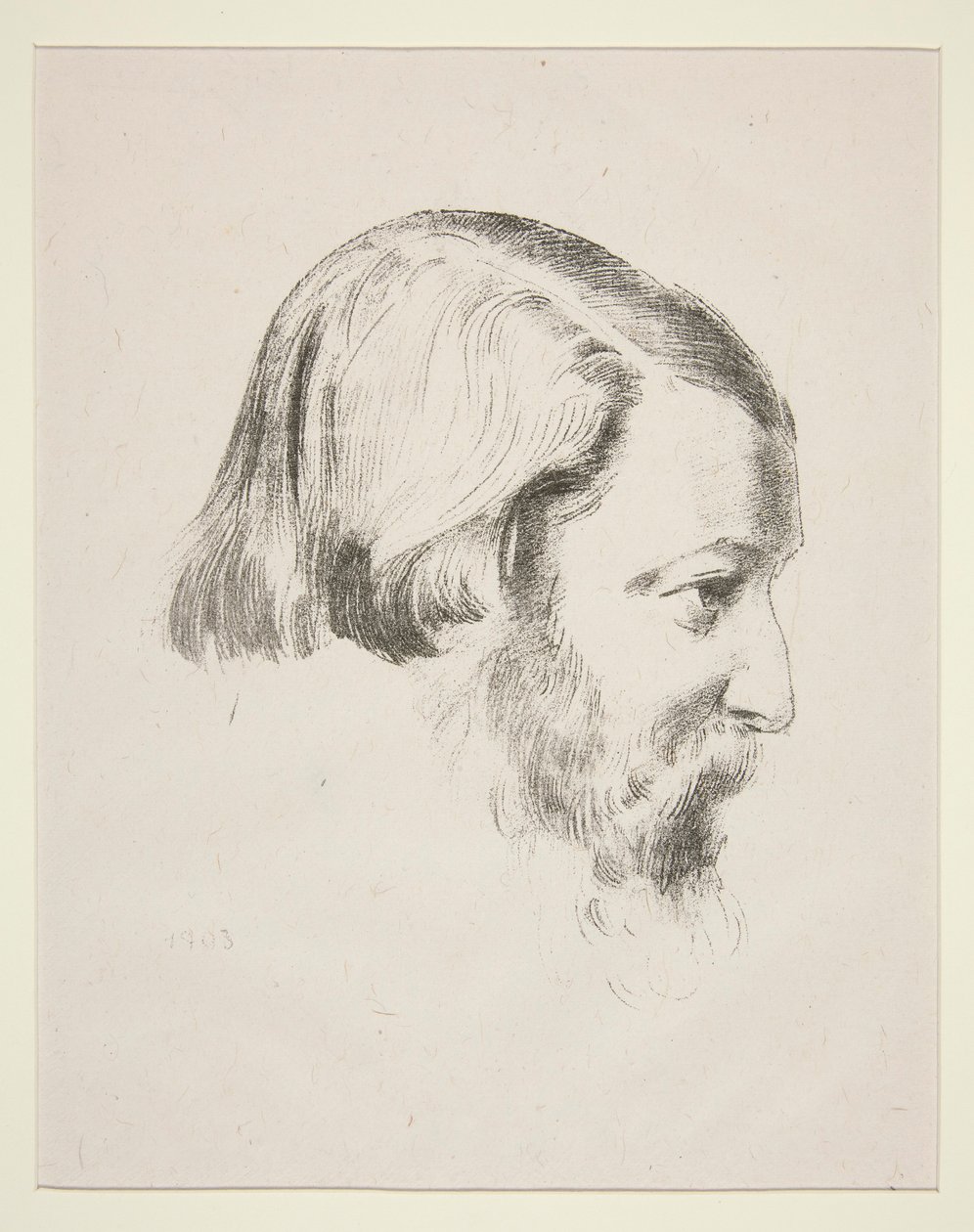 Portræt af Paul S?rusier af Odilon Redon