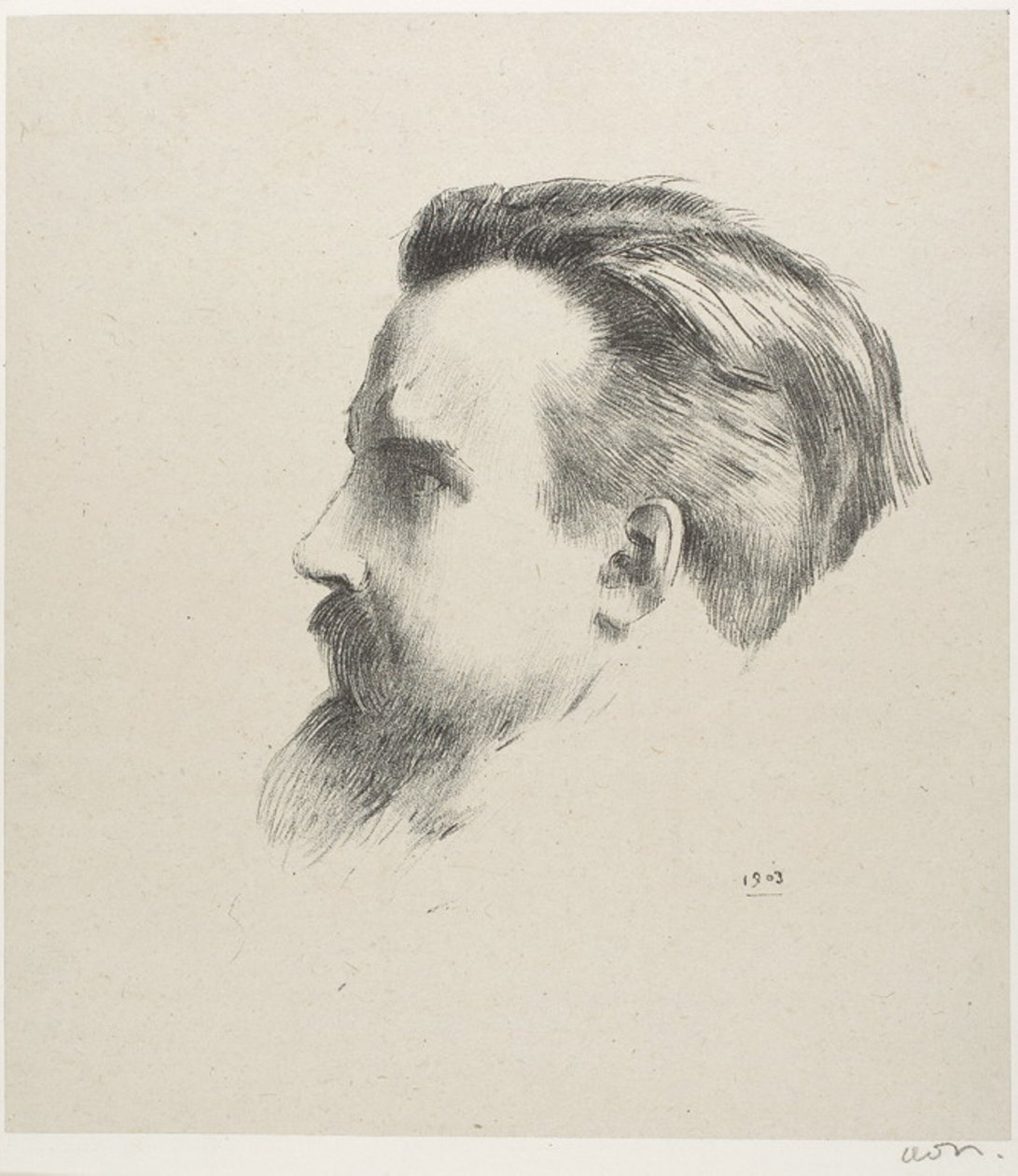 Portræt af maleren Maurice Denis af Odilon Redon
