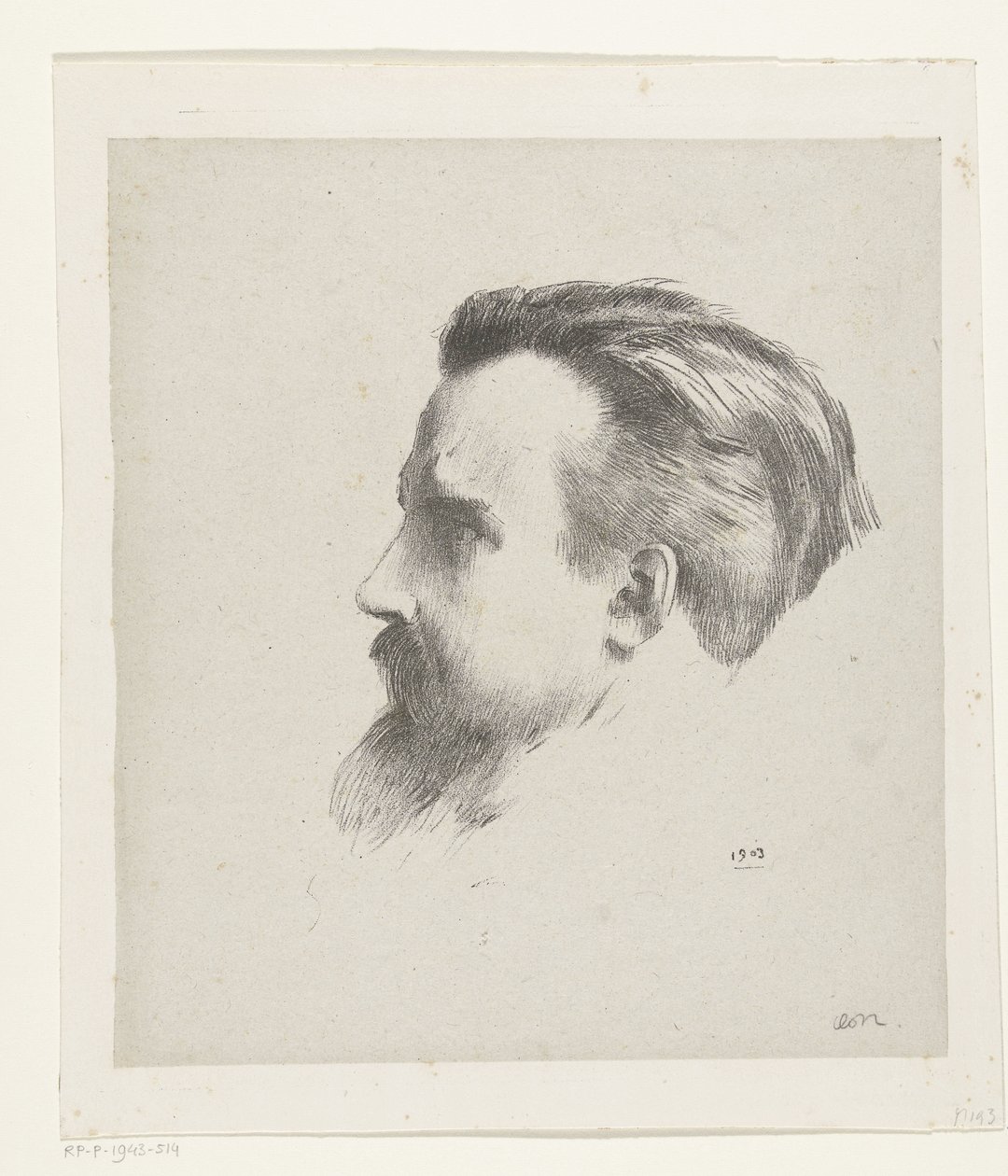 Portræt af Maurice Denis af Odilon Redon