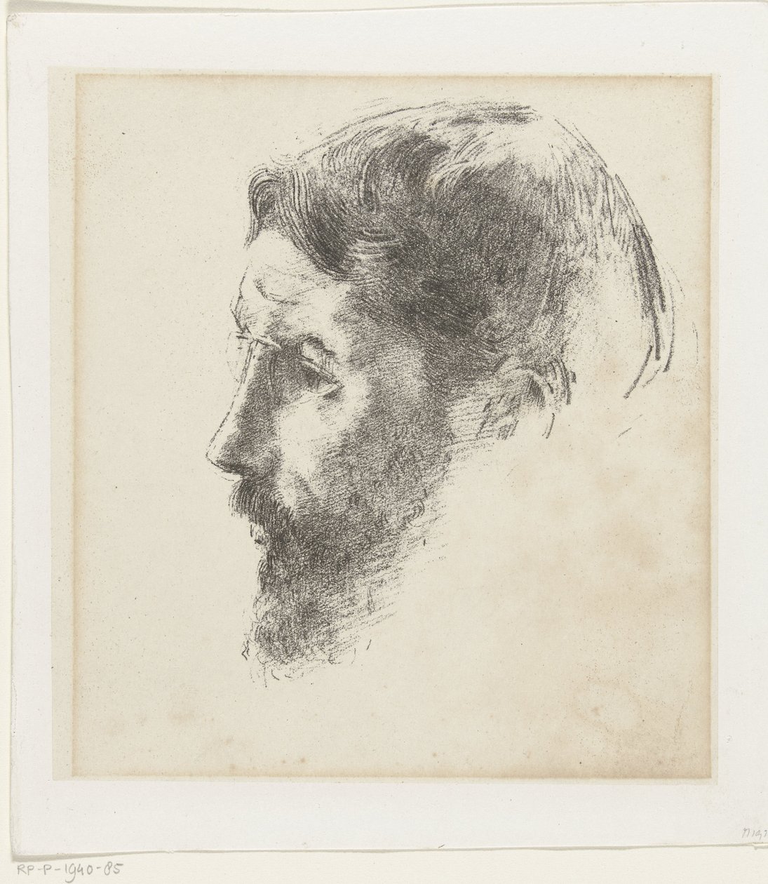 Portræt af Pierre Bonnard af Odilon Redon