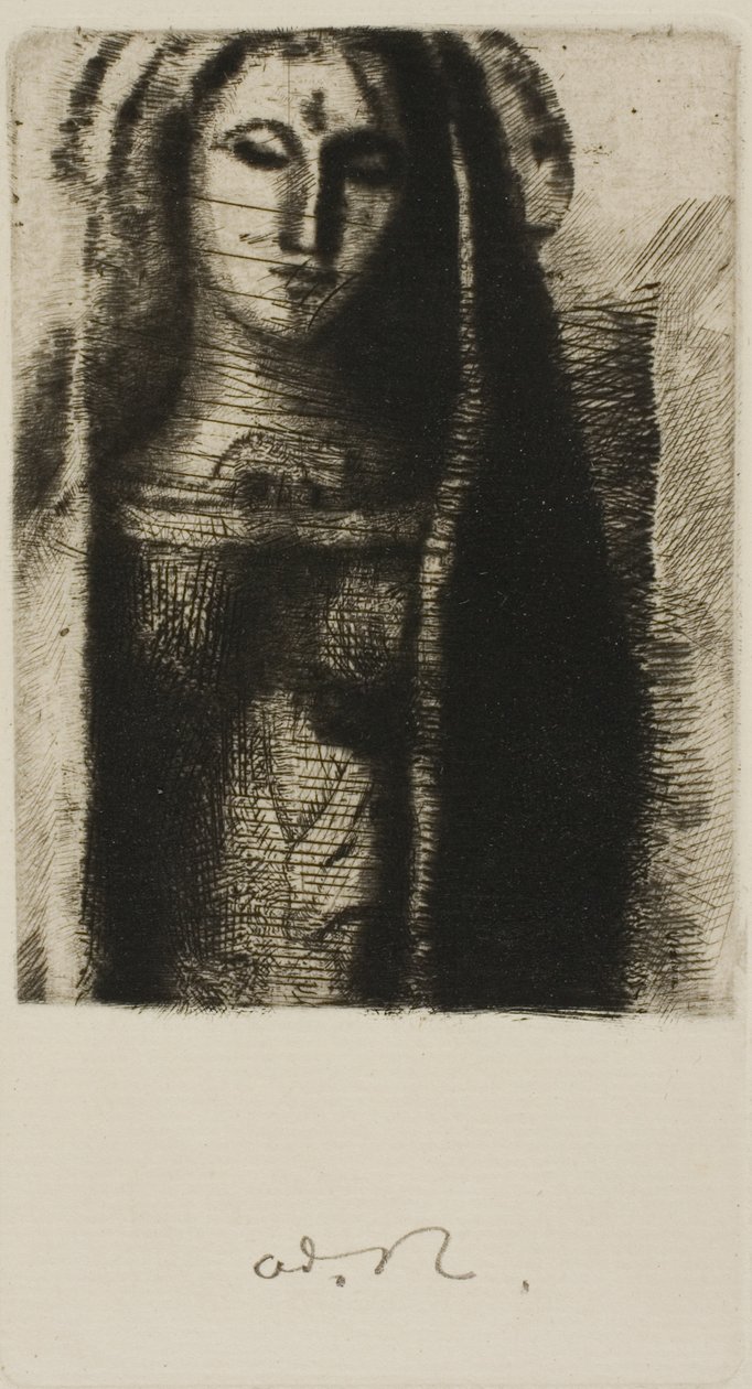Prinsesse Maleine (Den Lille Madonna) af Odilon Redon