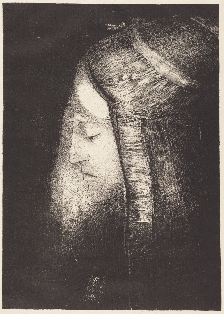 Lysprofil (Profile of light) af Odilon Redon