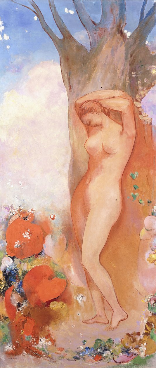 Genfødsel, ca. 1908 af Odilon Redon