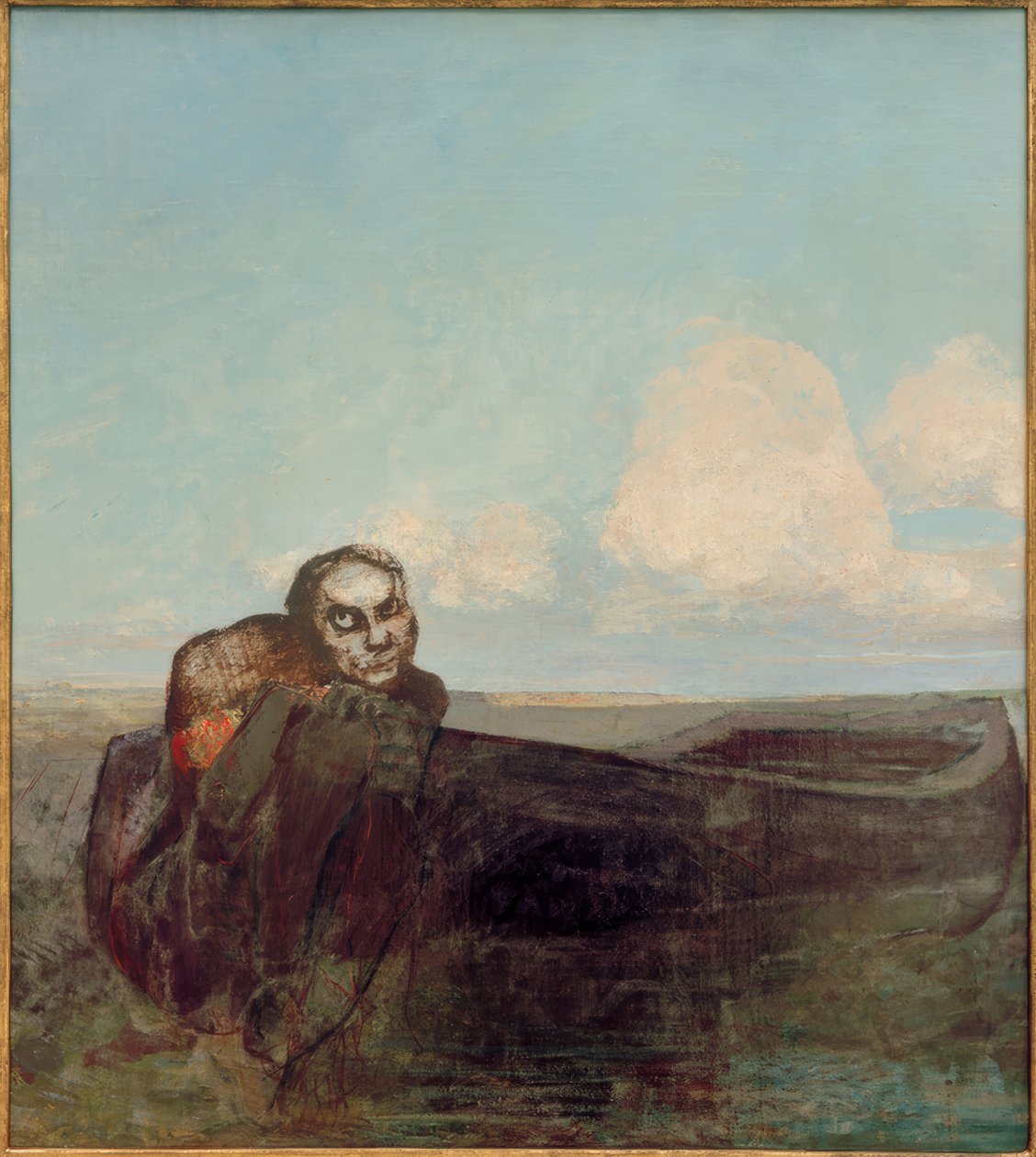 Skæbnens engel af Odilon Redon
