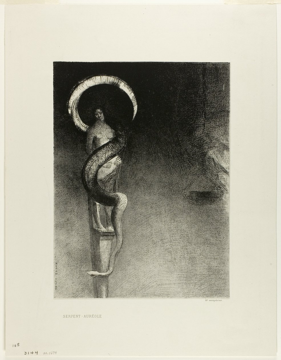Slang Halo af Odilon Redon