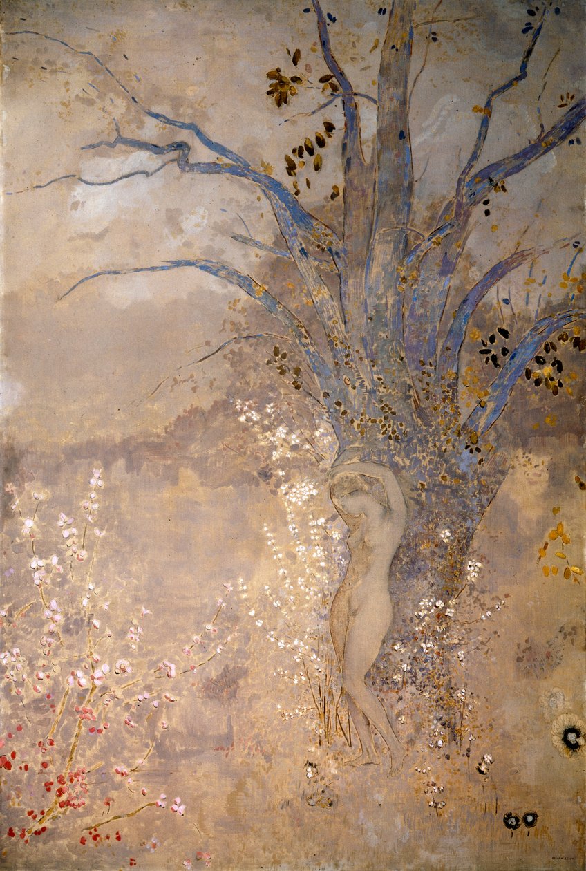 Forår, c1910. af Odilon Redon
