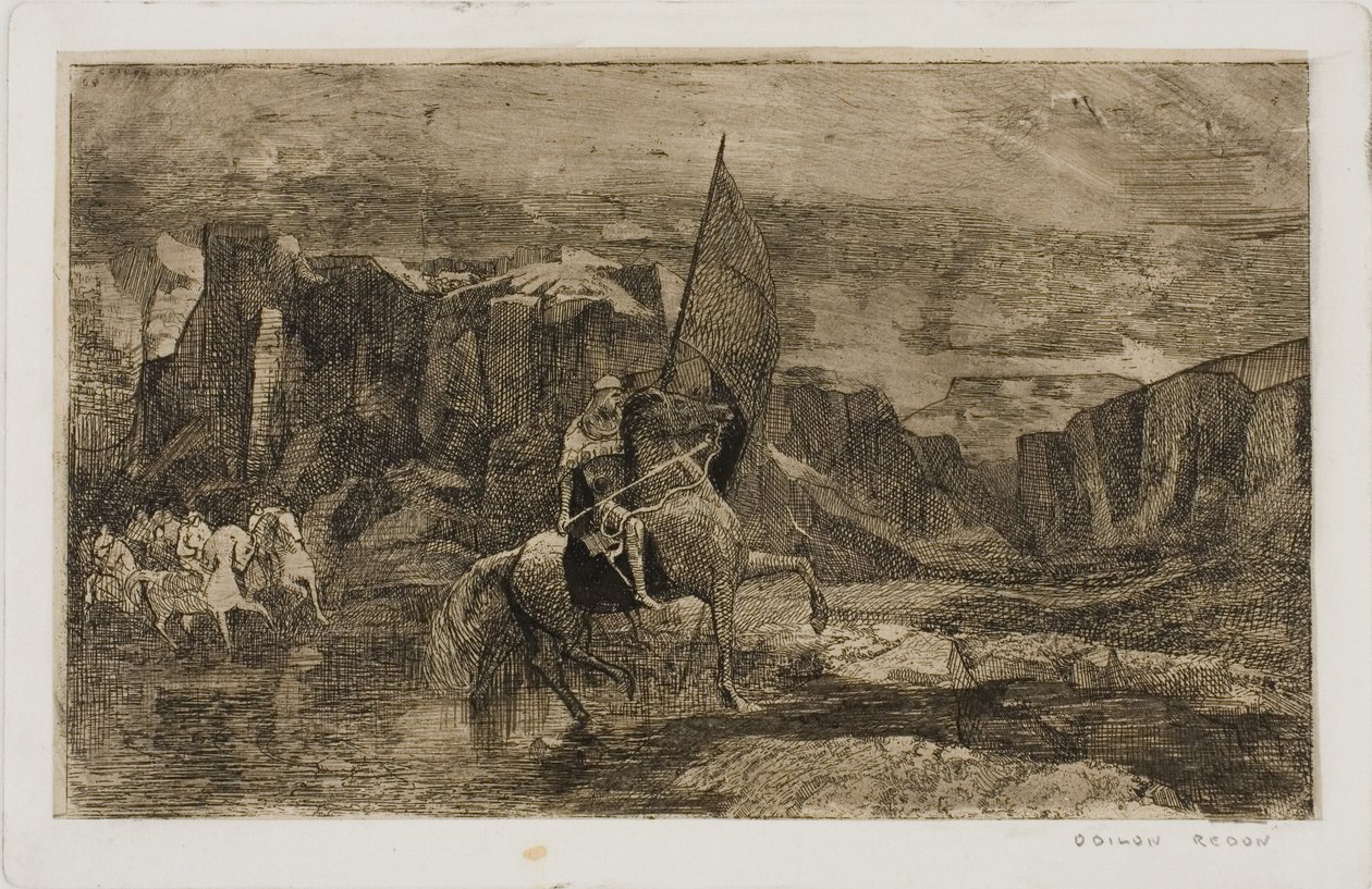 Fanebærer af Odilon Redon