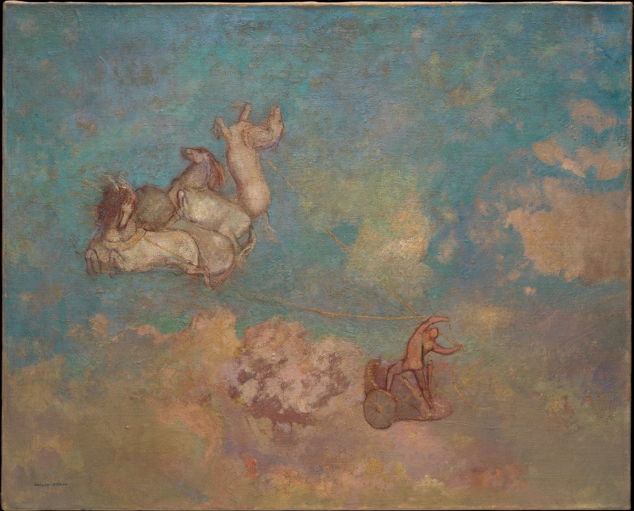 Der Wagen des Apollo af Odilon Redon