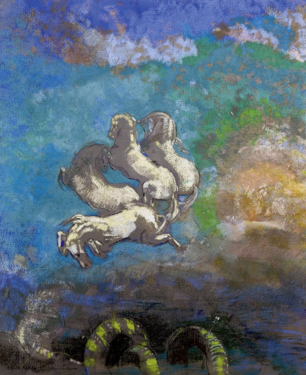 Apollons Vogn af Odilon Redon