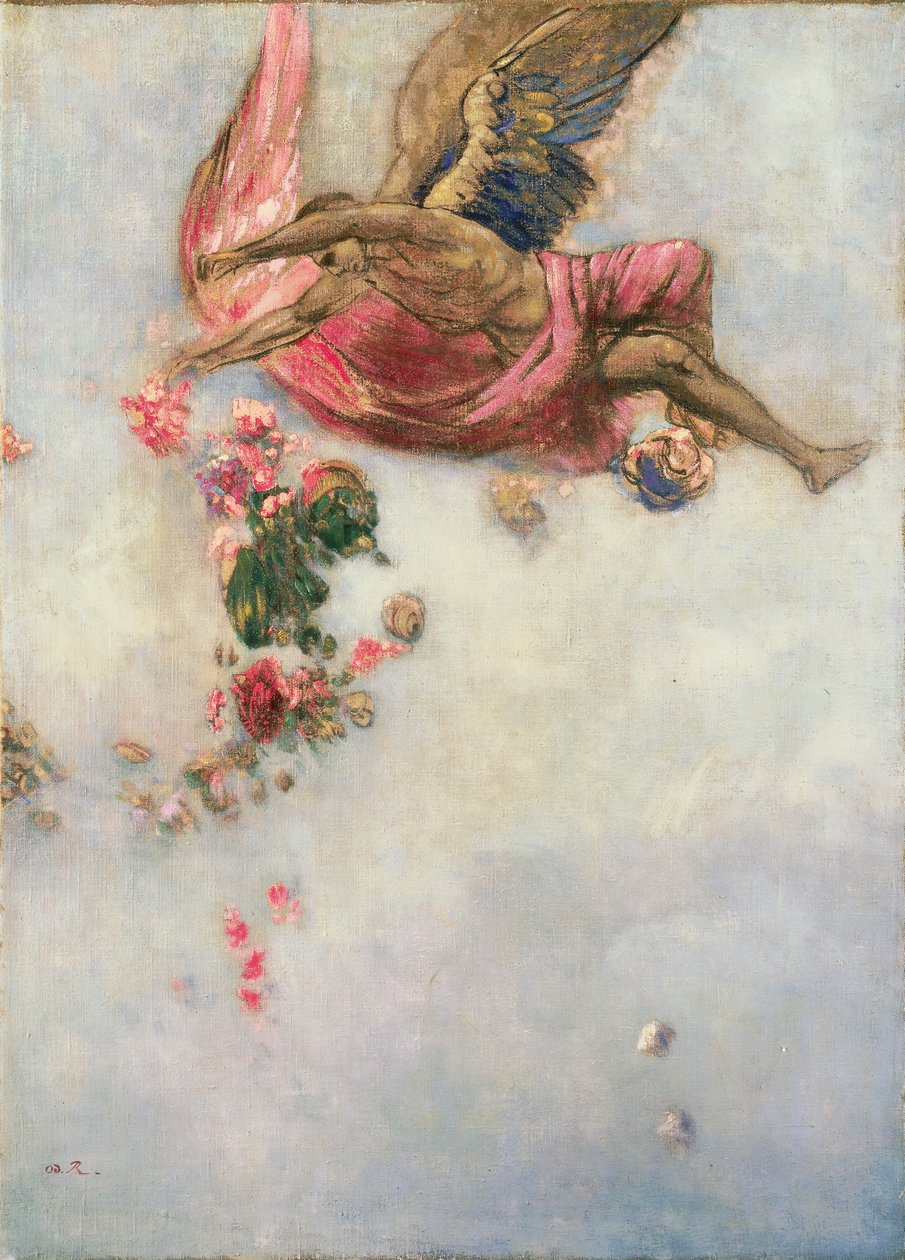 Ikaros fald af Odilon Redon