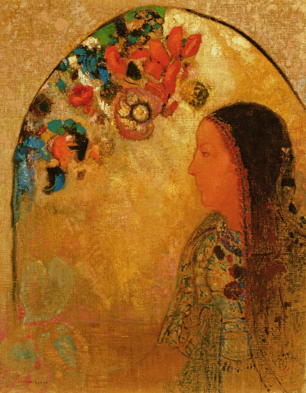 Det gotiske vindue af Odilon Redon