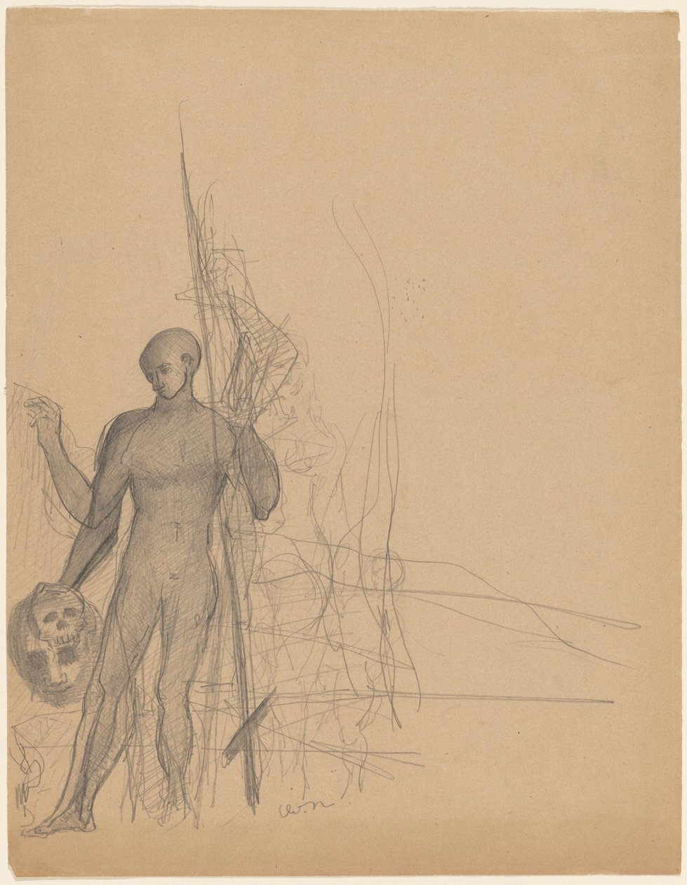 Headhunteren og hans familie af Odilon Redon
