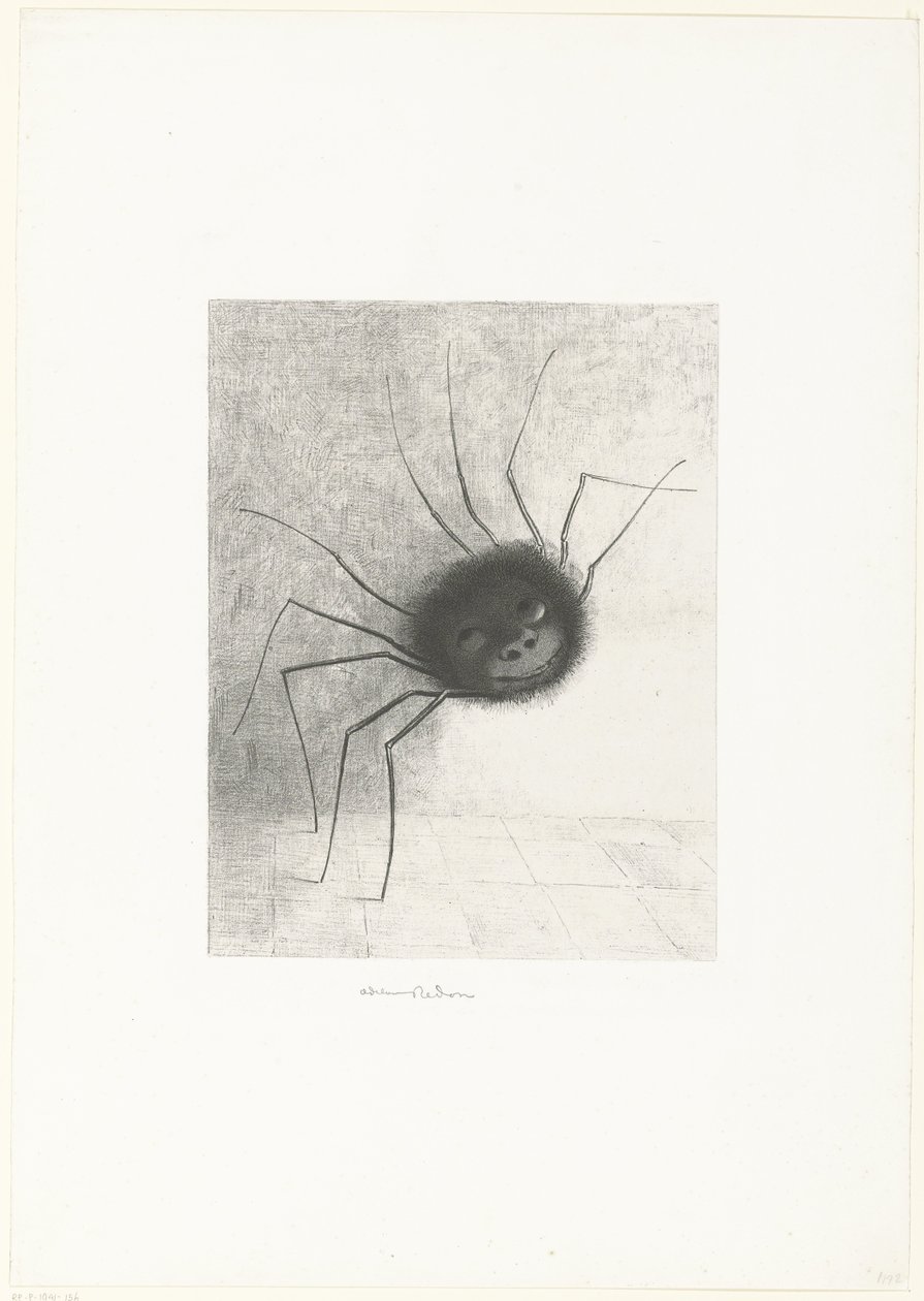 Edderkoppen af Odilon Redon