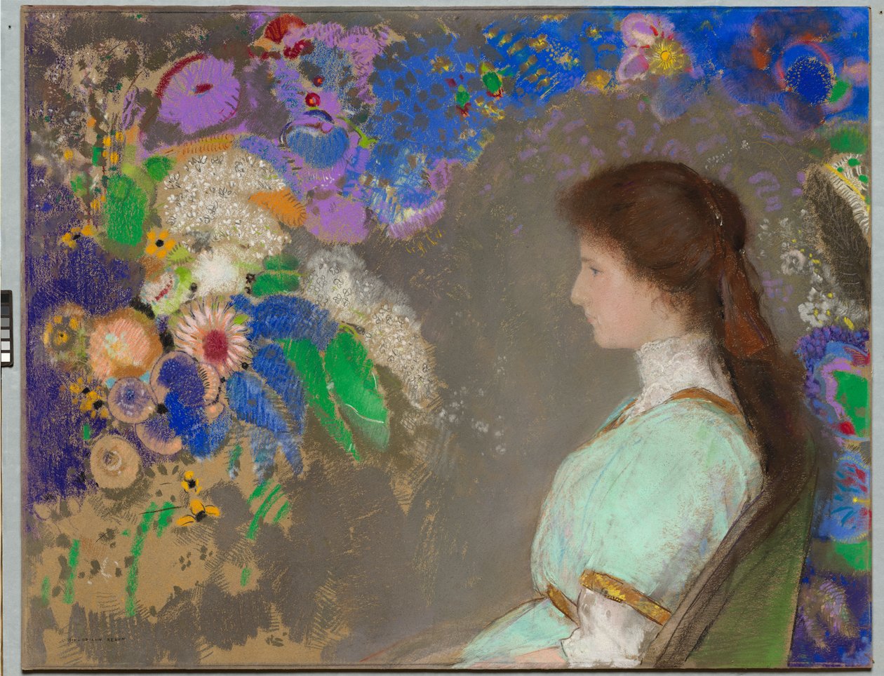 Violet Heymann, 1910 af Odilon Redon