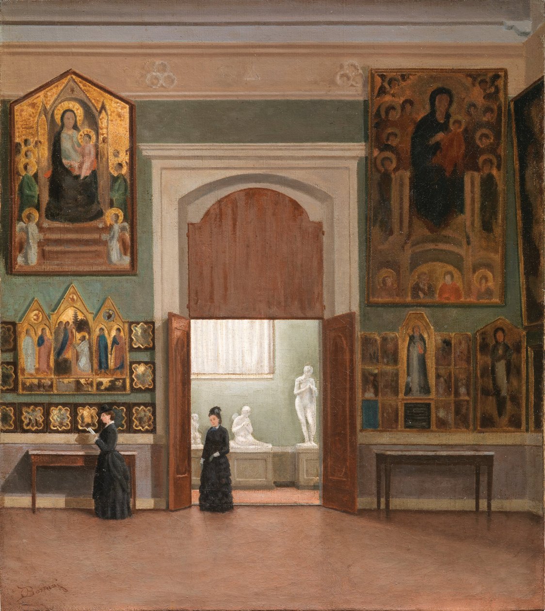 På Accademia-galleriet af Odoardo Borrani af Odoardo Borrani
