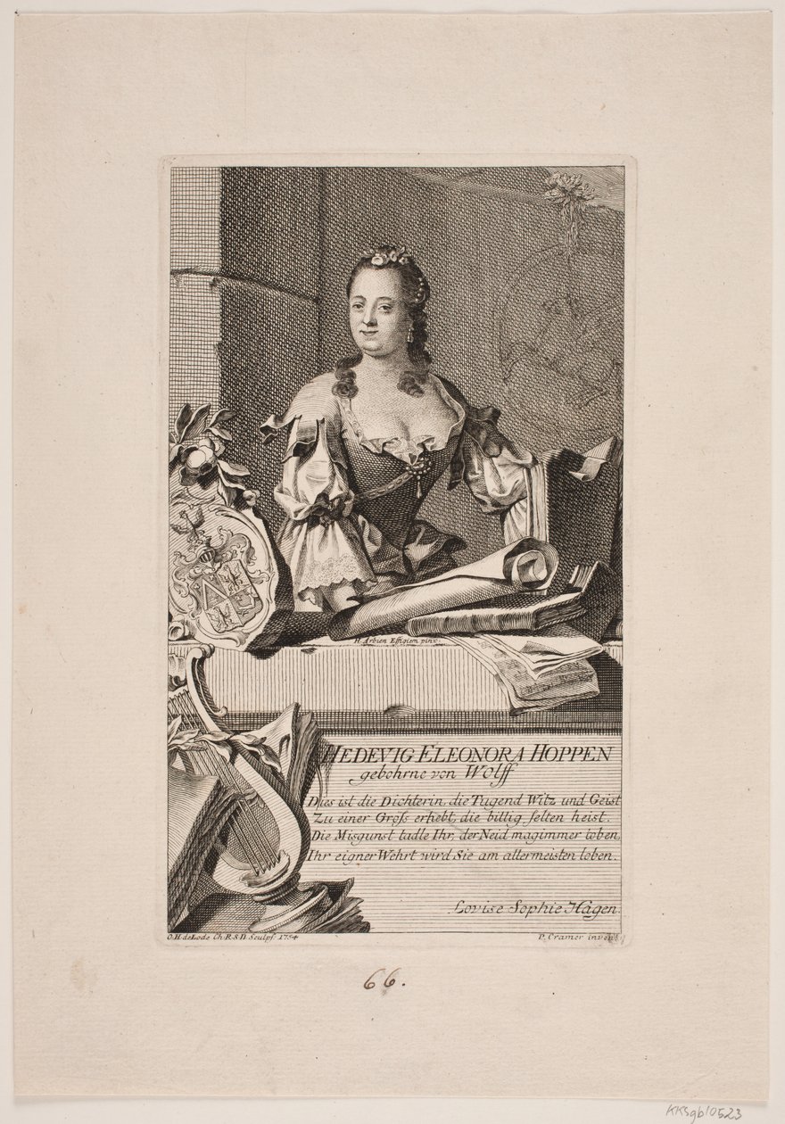 Hedvig Eleonora Hoppe af Odvardt Helmoldt de Lode