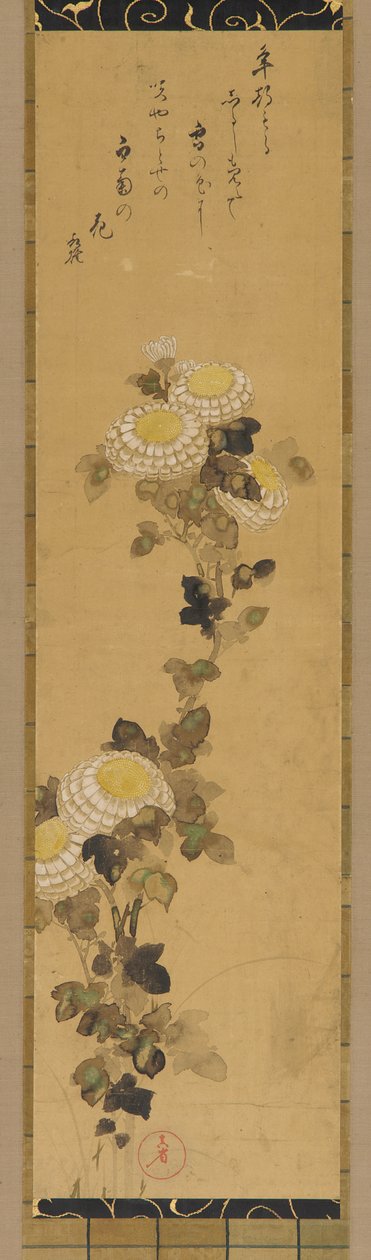 Krysantemum, 18.-19. århundrede. af Ogata Kenzan