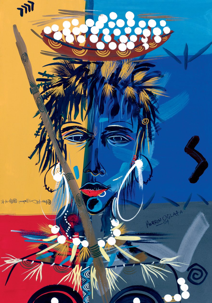 African Beauty 1, 2004 af Oglafa Ebitari Perrin
