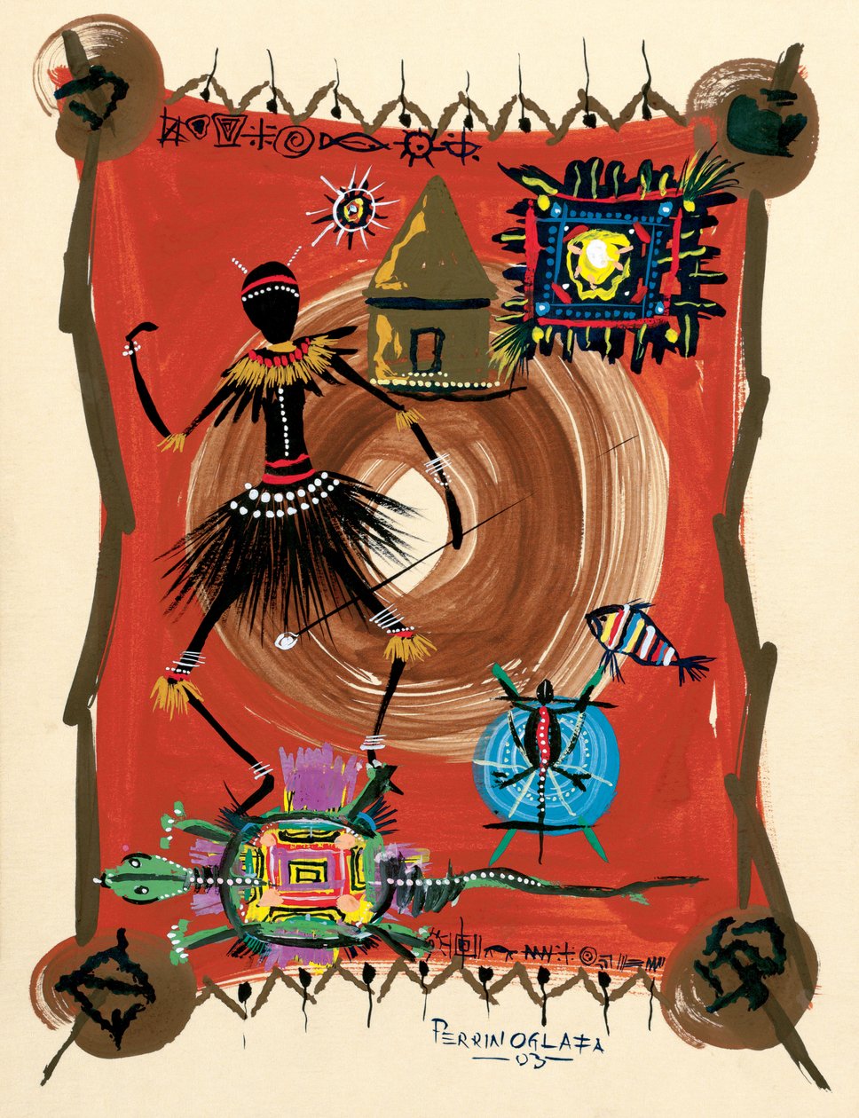 The Black Dance 1, 2003 af Oglafa Ebitari Perrin