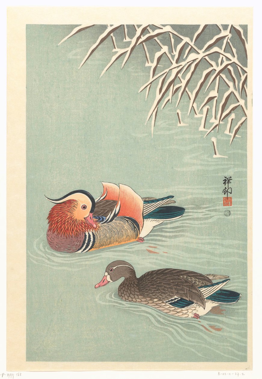 mandarin ænder af Ohara Koson