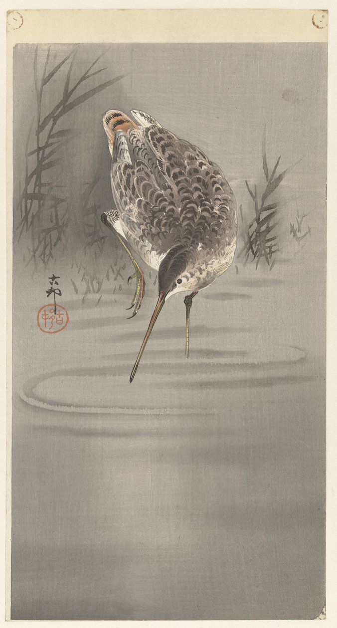 Snit i vand af Ohara Koson