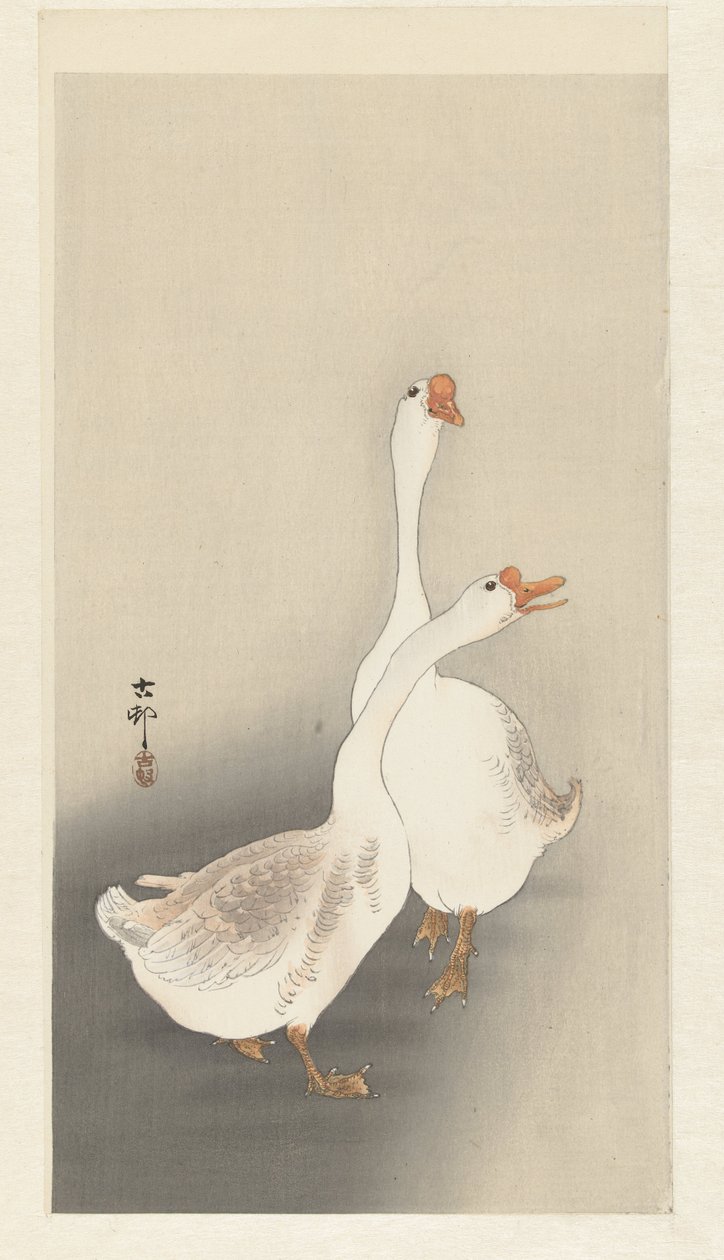 To gæs af Ohara Koson