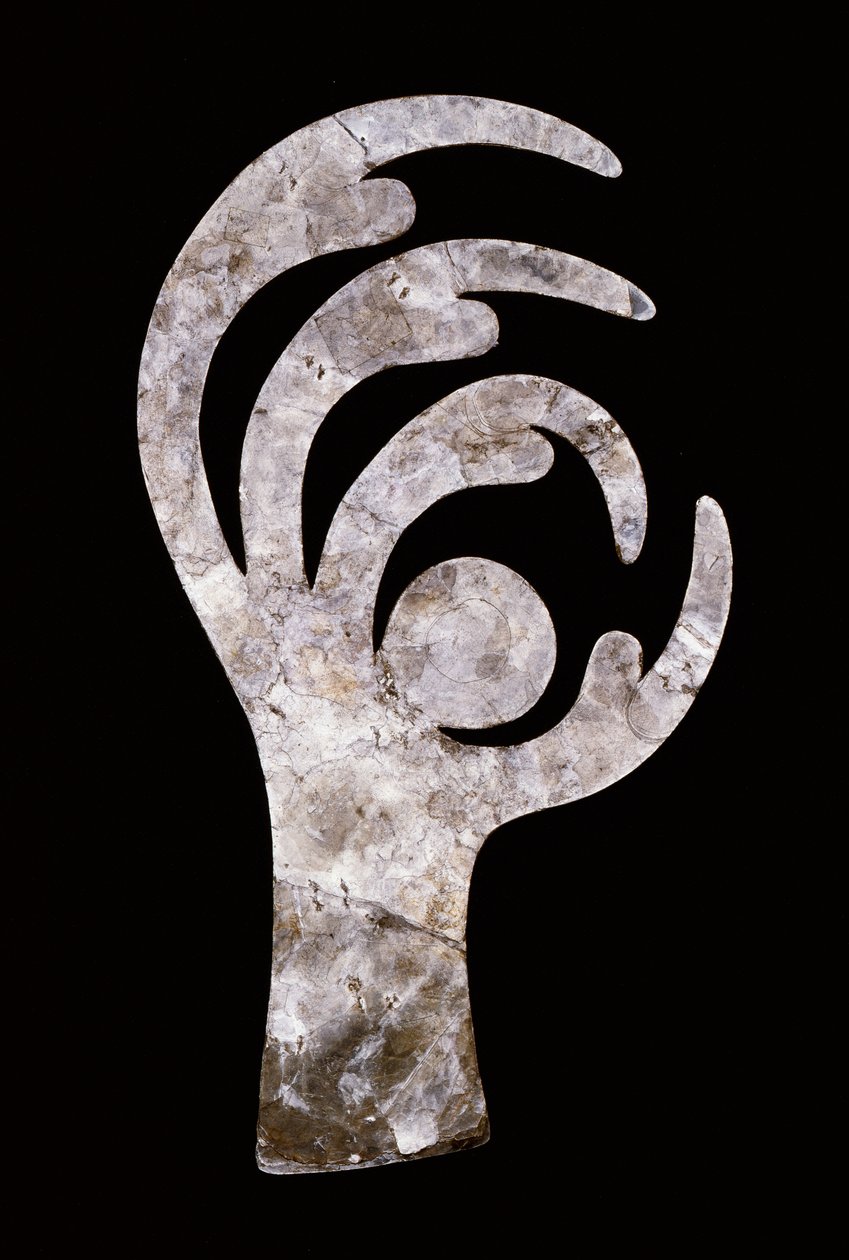 Fuglekloudskæring, 200 BC-400 AD (glimmer) af Ohio Hopewell culture