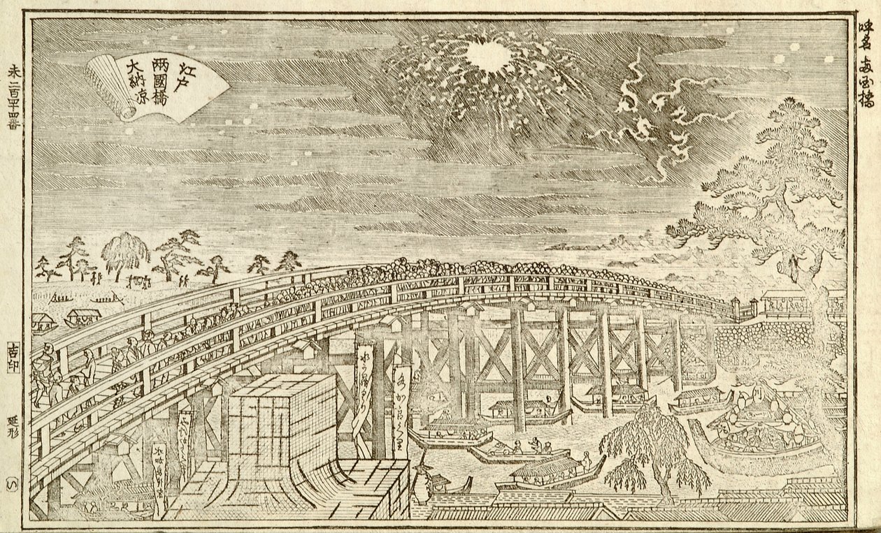 Book of Views of Edo, s. 25 af Okada Shuntosai