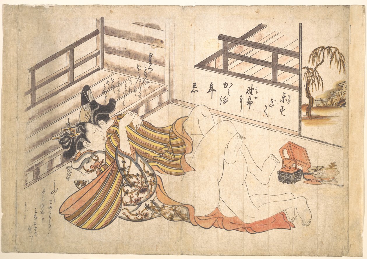 Soveværelsesscene af Okumura Masanobu