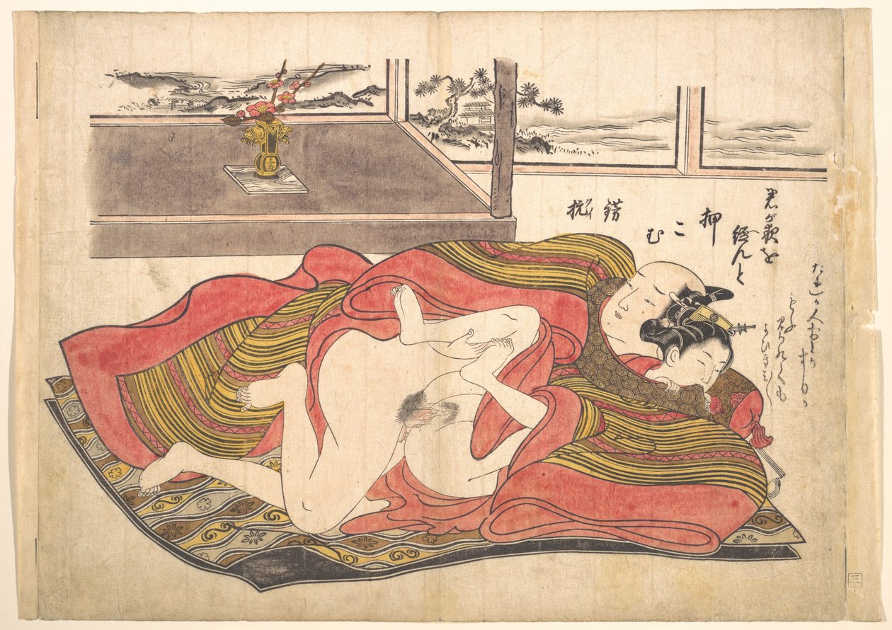 Soveværelsesscene af Okumura Masanobu