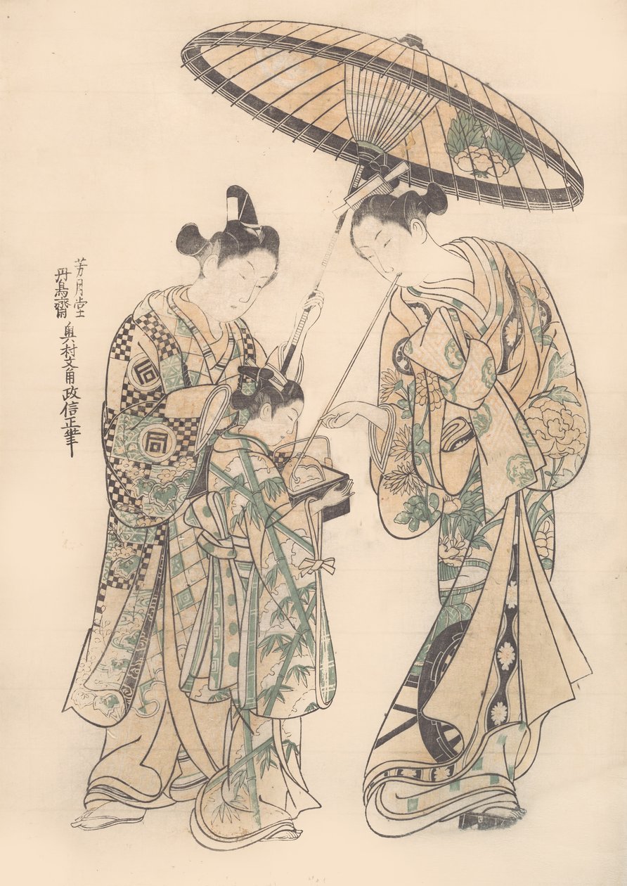 To figurer. af Okumura Masanobu