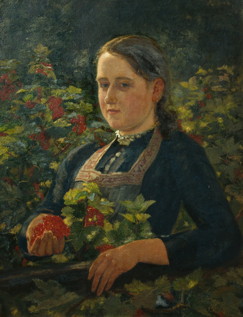 Ribs (olie på lærred) af Olaf Isaachsen