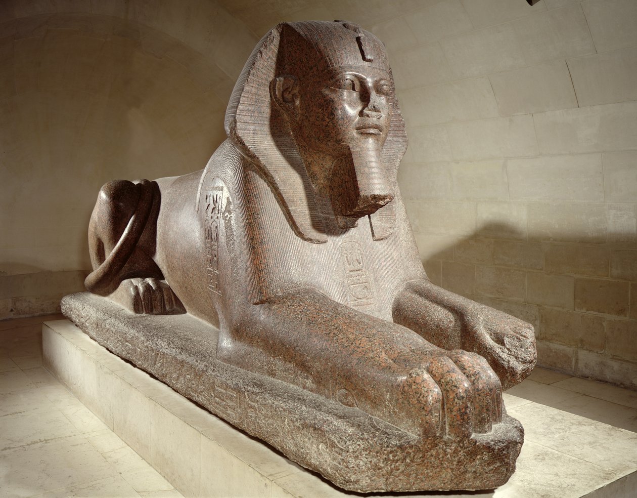 Stor sfinx, fra Tanis (granit) af Old Kingdom Egyptian