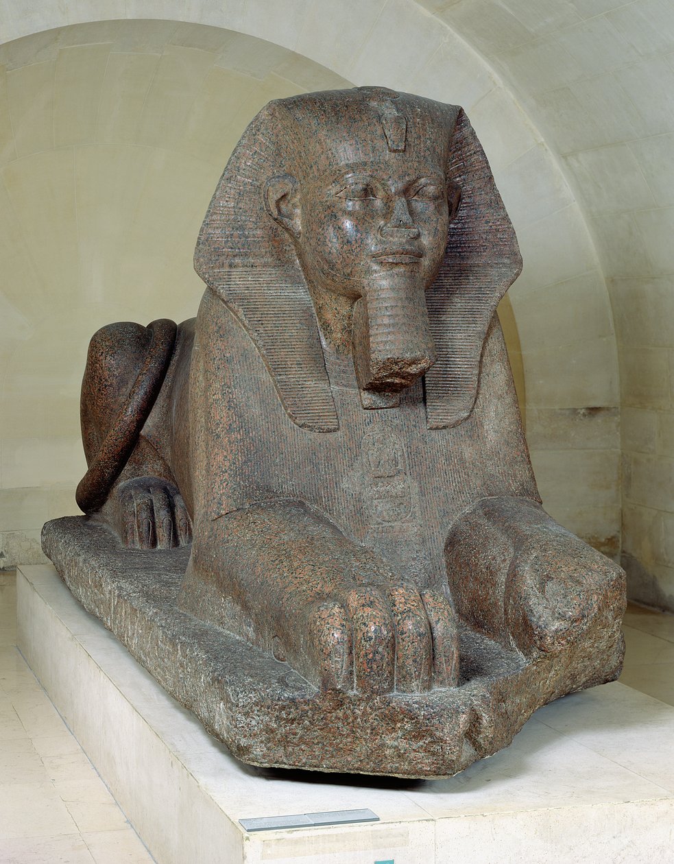 Stor sfinks, fra Tanis (lyserød granit) af Old Kingdom Egyptian