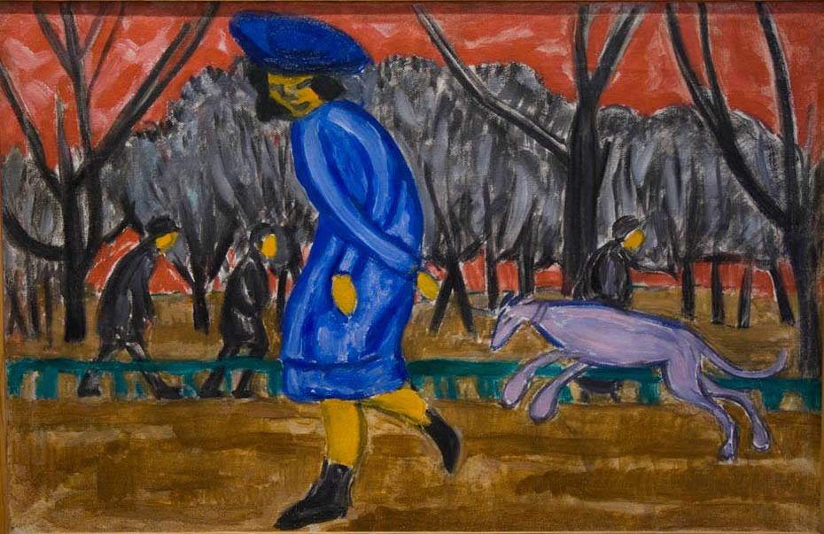 Boulevard af Olga Rozanova