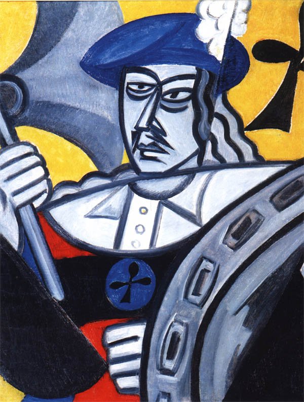 Jack of Clubs af Olga Rozanova