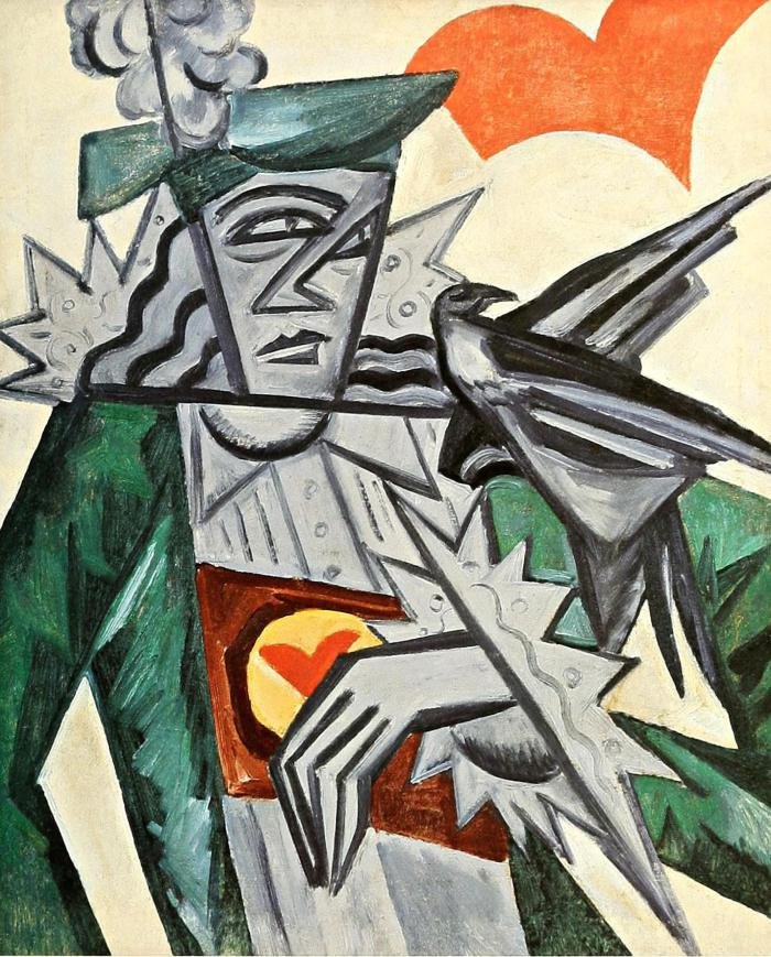 Jack of Hearts af Olga Rozanova
