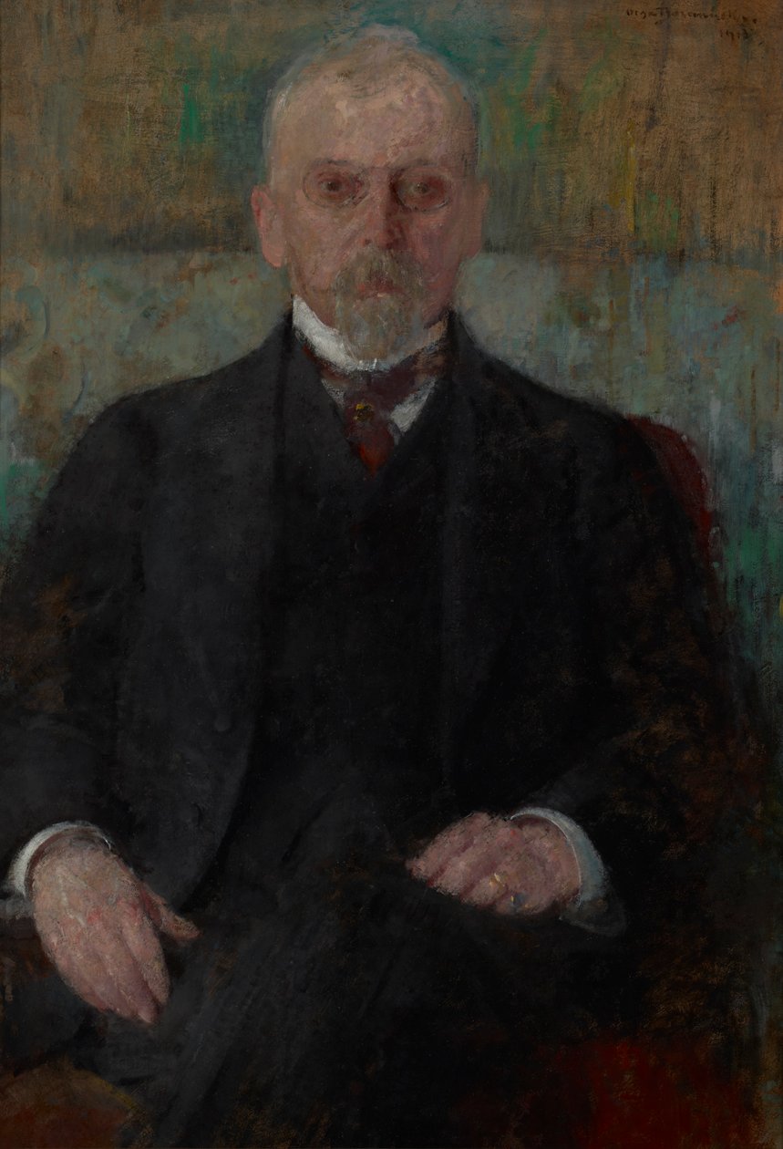 Portræt af Henryk Sienkiewicz (1846-1916) af Olga Boznanska