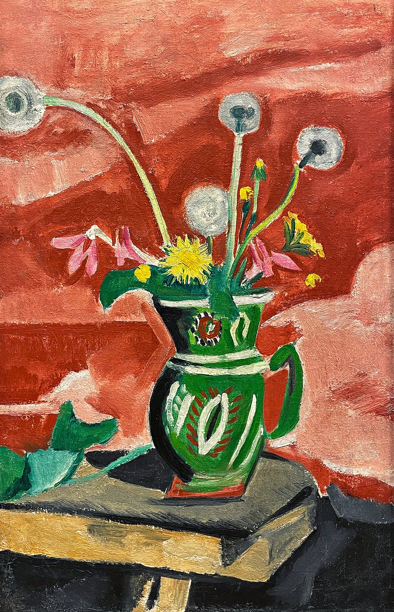 Kande med blomster af Olga Vladimirovna Rozanova