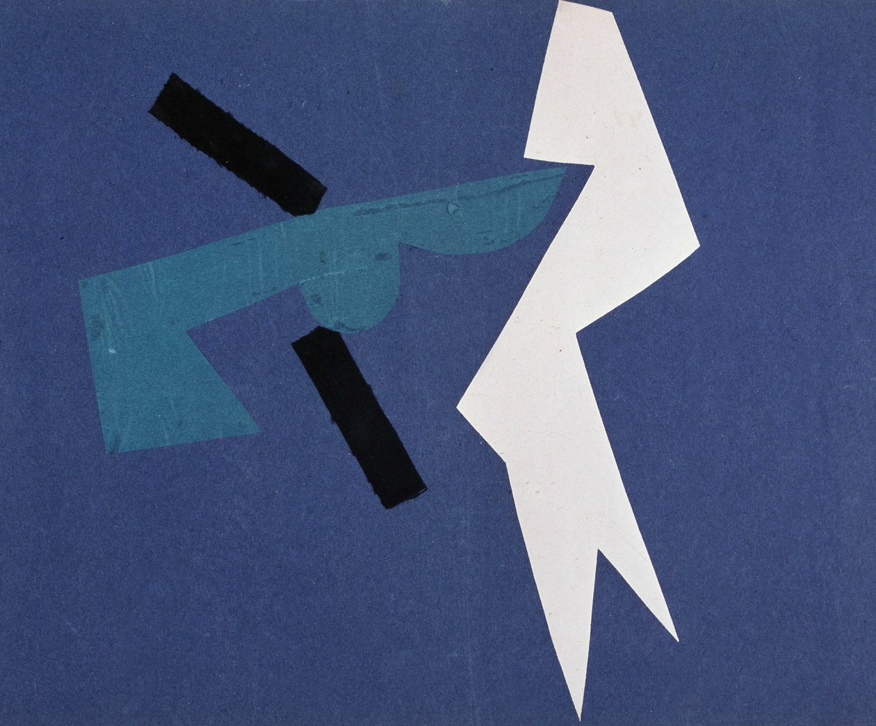 Universal War: Collage arbejde af Olga Rosanova, januar 1916 af Olga Wladimirowna  Rosanowa