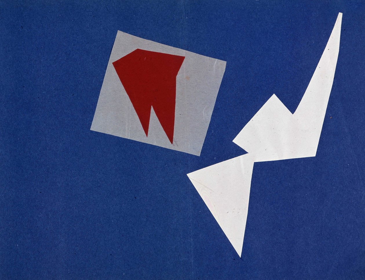 Universal War: Collage af Olga Rosanova, januar 1916 af Olga Wladimirowna  Rosanowa