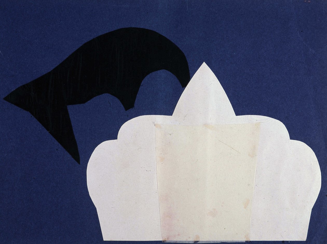 Universal War: Collage af Olga Rosanova, januar 1916 af Olga Wladimirowna  Rosanowa