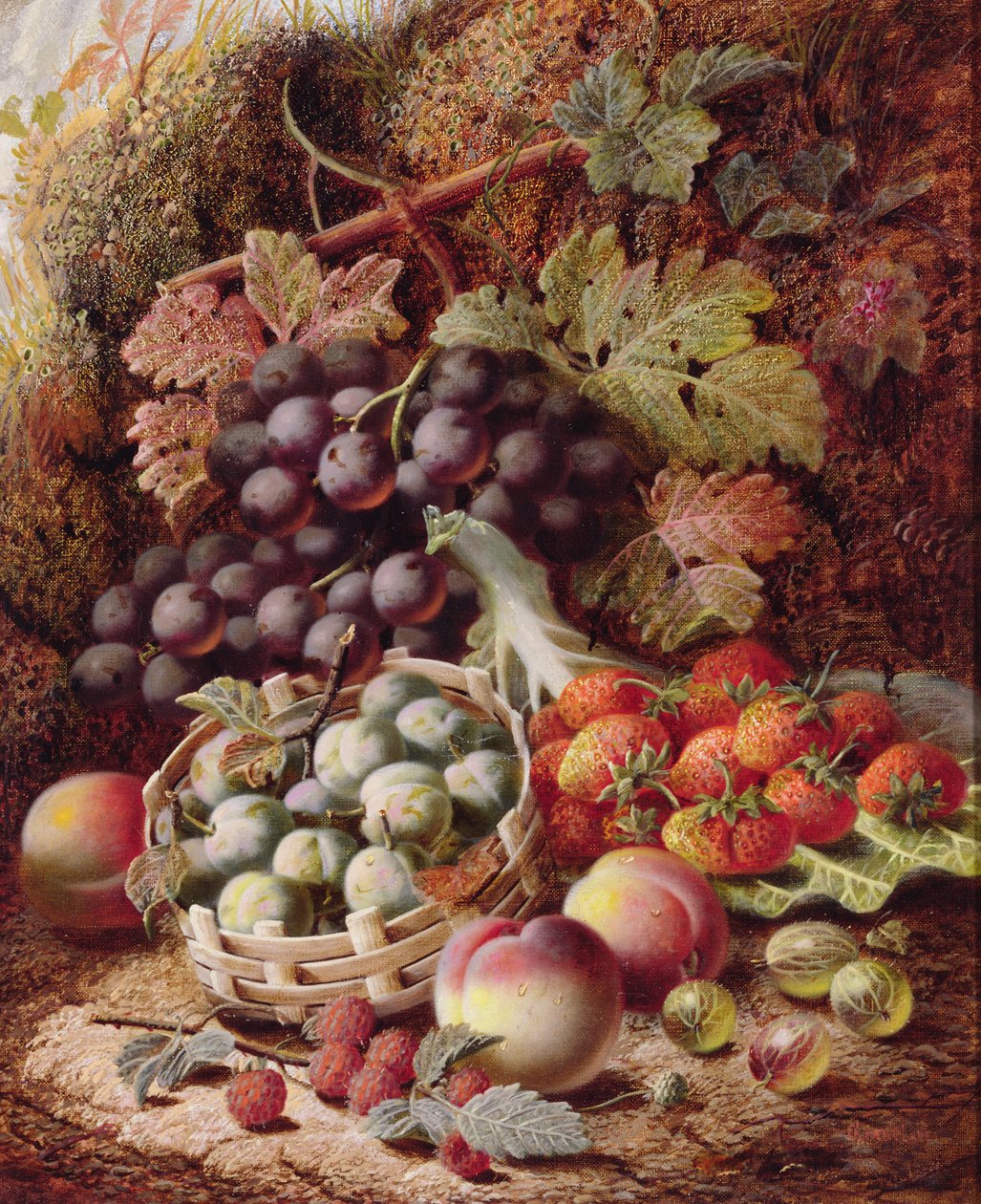 Stilleben af frugt II af Oliver Clare
