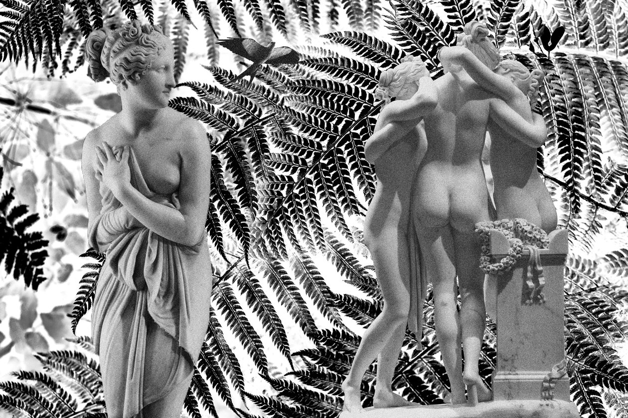 Statue con 2019 (digital mixed media) af Olivia Gozzano
