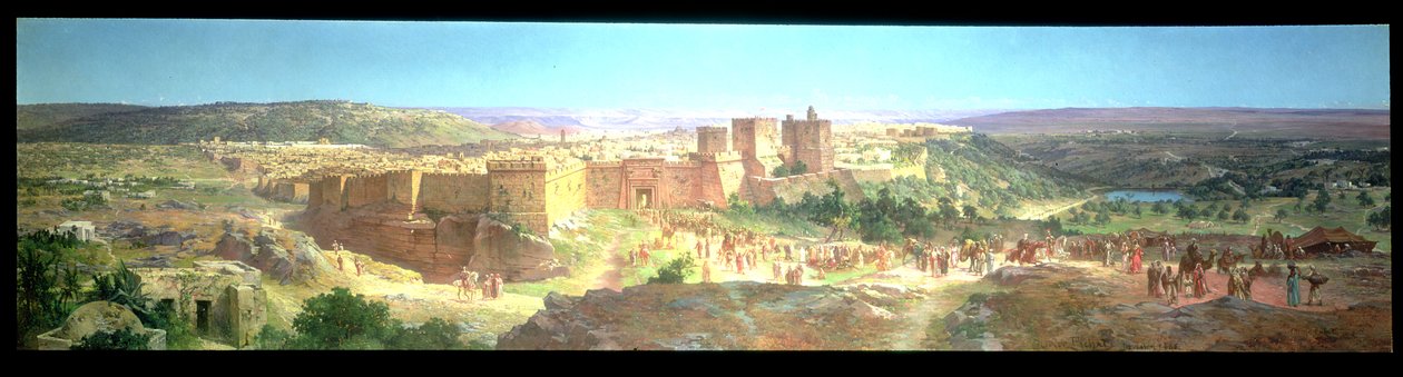 Jerusalem: Kristi dødsdag, 1886 af Olivier Pichat