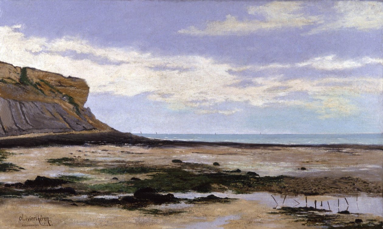 Avranches, Frankrig, ca. 1900 (maleri) af Olivier Cheron