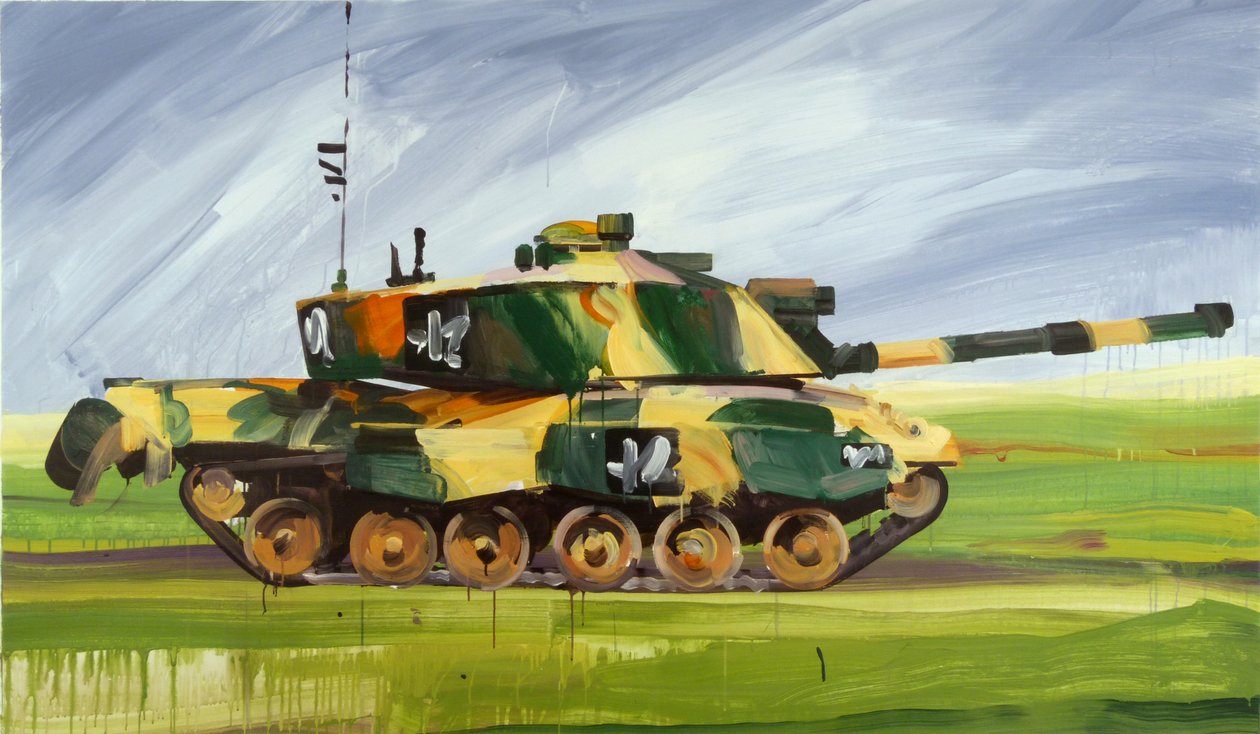 Char 1, 2015 (akryl på lærred) af Olivier Morel