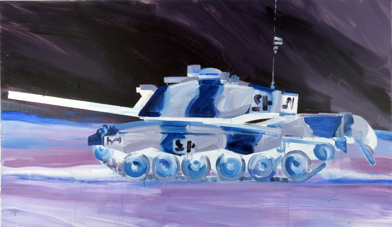 Char 2, 2015 (akryl på lærred) af Olivier Morel